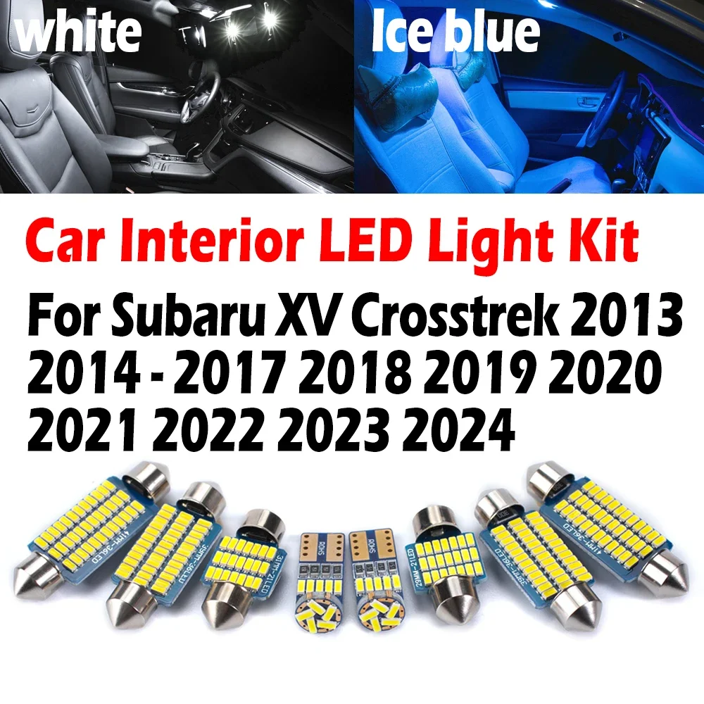 

LED Interior Light Bulbs Kit For Subaru XV Crosstrek 2013 2014 2015 2016 2017 2018 2019 2020 2021 2022 2023 2024 Car Accessories