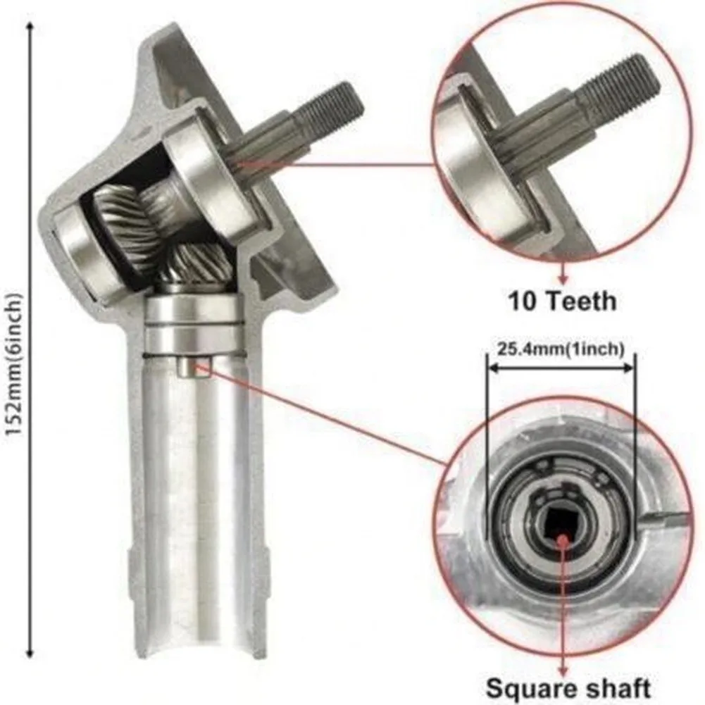 Aluminum 10 Tooth Trimmer Head 152mm Overall Length Square Shaft for FS56RC FS70 FS91 FS94R FS120 FS130 FS131 FS240 FS250