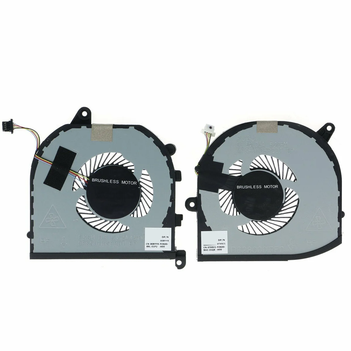 

A42T CPU+GPU Cooling Fan Set for Dell XPS 15 7590 DELL Precision 5540 F01PX V9H8N