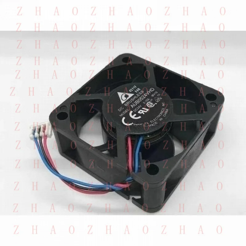 L+ 1pcs FOR DELTA BRUSHLESS AUB0524VHD MODEL fan DC24V 0.15A 5020 5cm 3wire cooling fan