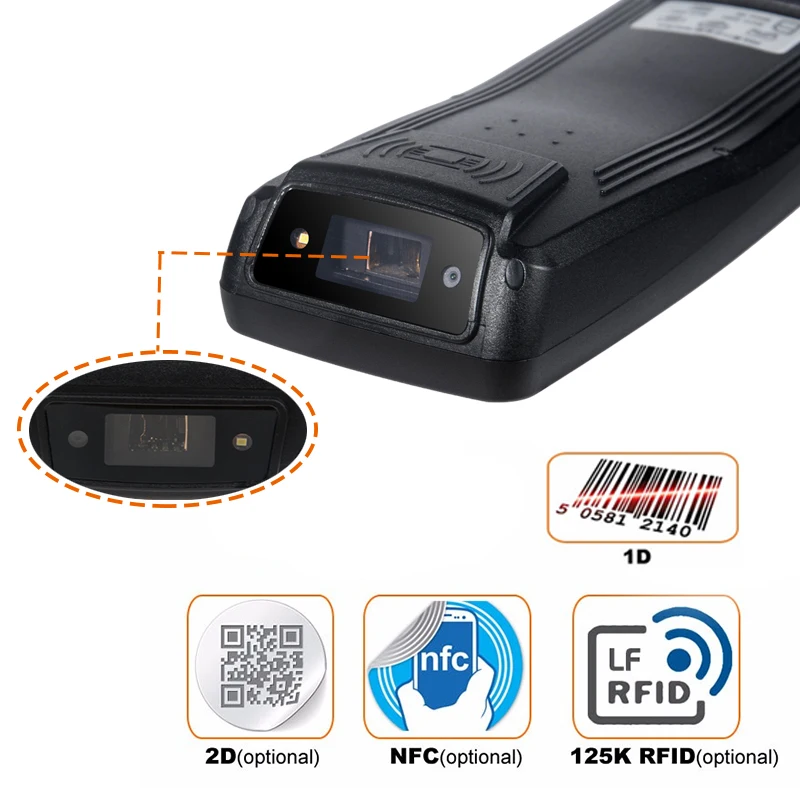 Imagem -05 - Android Handheld Pda Barcode Data Collection Terminal Code Scanner Nfc e Rfid Reader Inventário e Gestão de Estoque 1d 2d