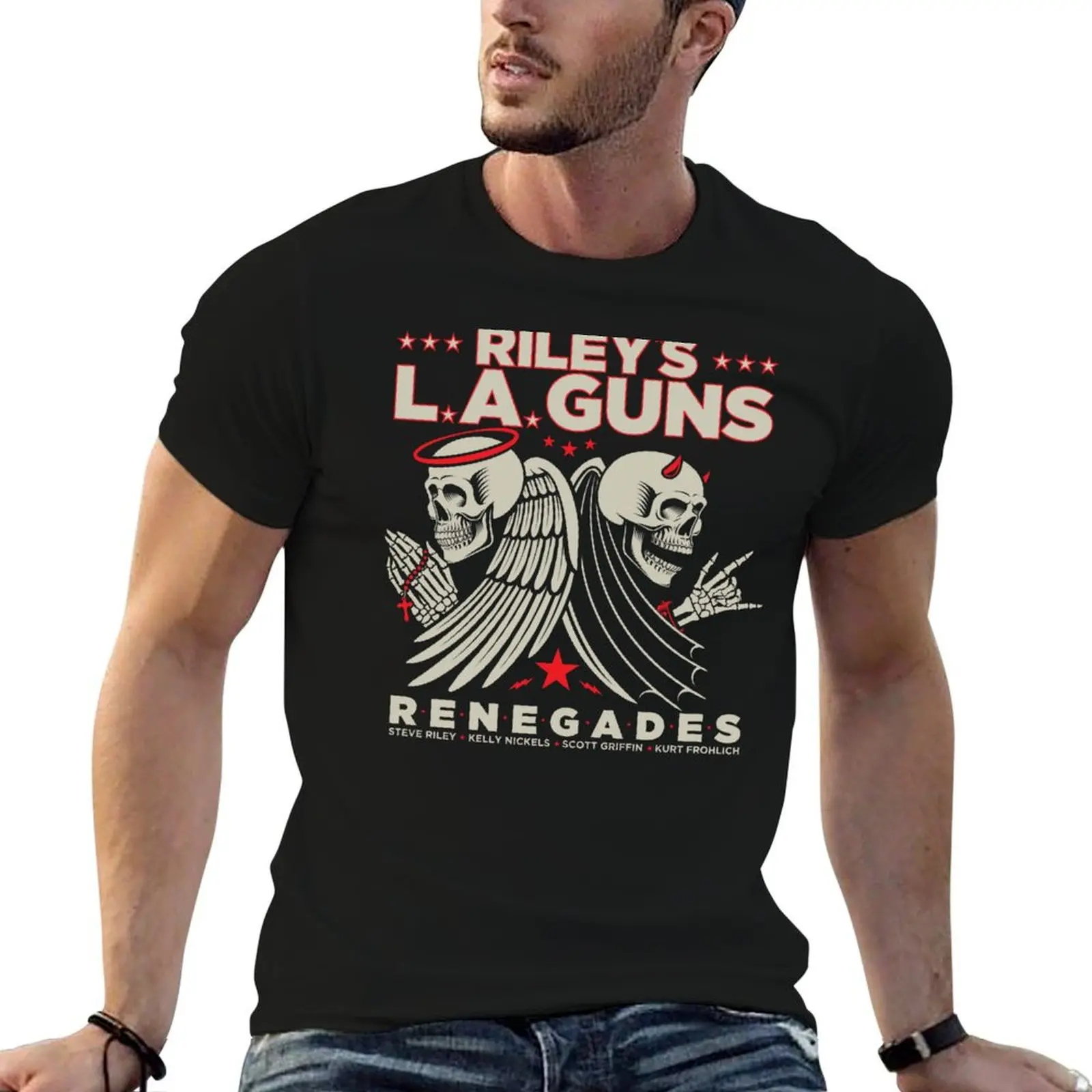 

Riley's L.A.GUNS Official Renegades T-Shirt by TheKellyNickels T-Shirt man t shirts graphic man t shirt summer T-Shirt