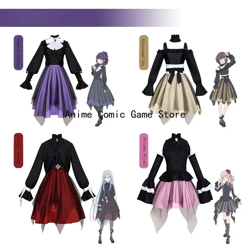 

Asahina Mafuyu Akiyama Mizuki Yoisaki Kanade Shinonome Ena Cosplay Anime Project Sekai Colorful Stage Cos Halloween for Women