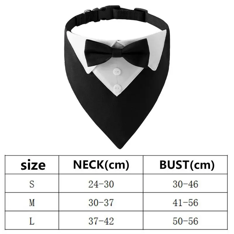 Cute Dog Cat Black and Red Collar Grooming White Collar Dog Suit Formal Tie Tuxedo Bow Ties Dog Necktie Fashion Pet Accessories