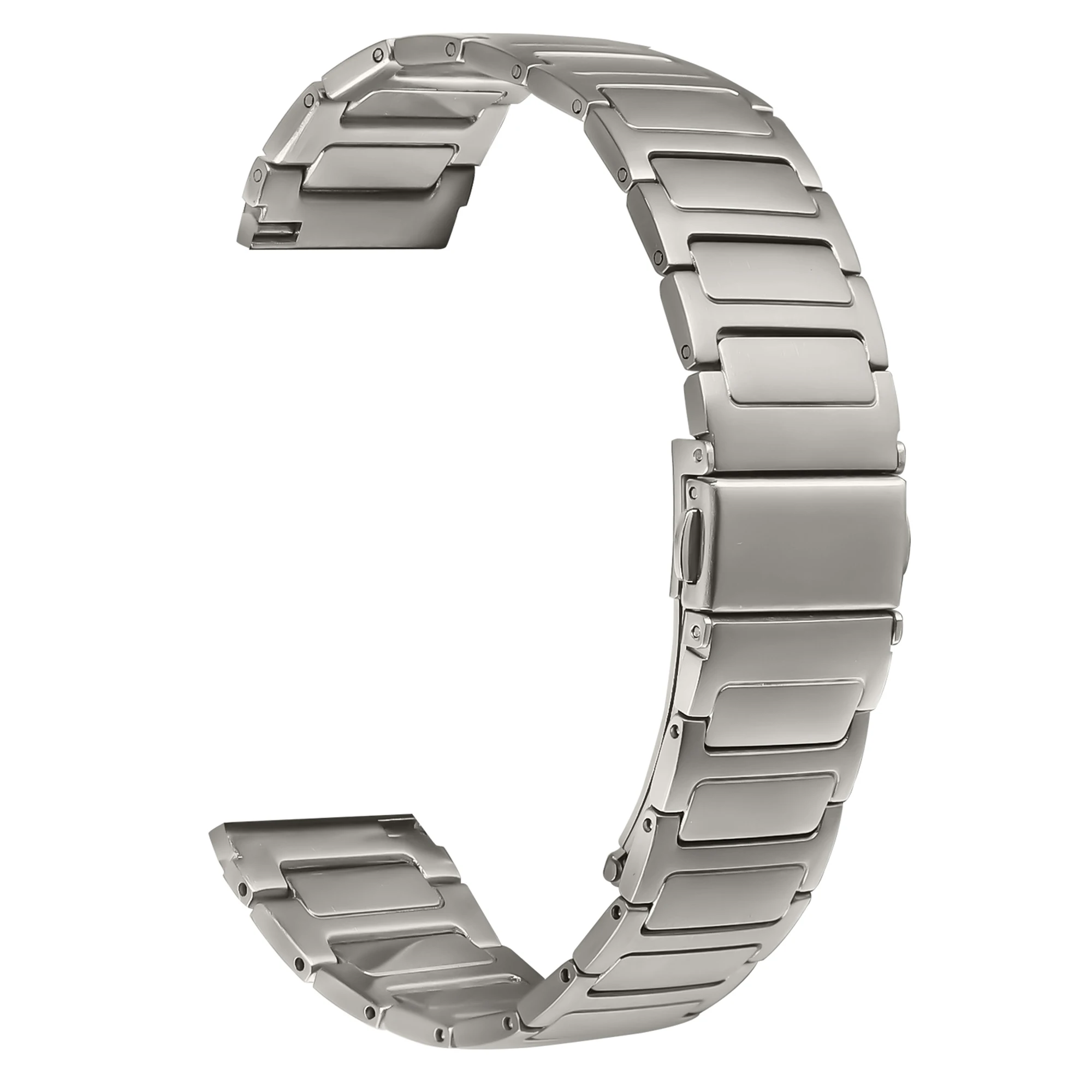 

Metal Watch Band for Samsung Galaxy Watch 46mm Adjustable Watch Strap - Titanium
