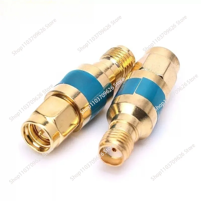 Gold 2W DC 0-6GHz SMA-JK Rotary Female Attenuator 1-30DB