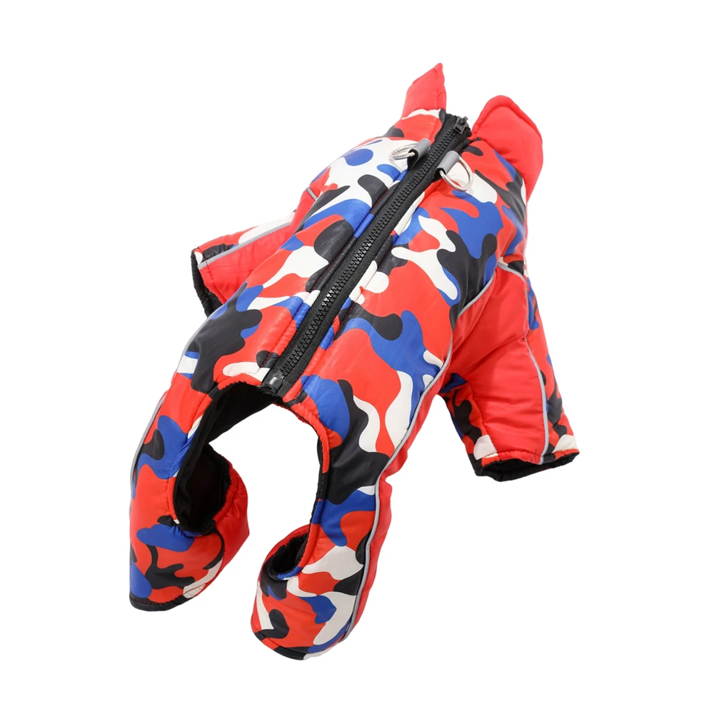 Wasserdichter Hundeanzug, Winterkleidung für Haustiere, warme, reflektierende Wolljacke für kleine und mittelgroße Hunde, Mops- und Chihuahua-Kostüm. – Detail 9