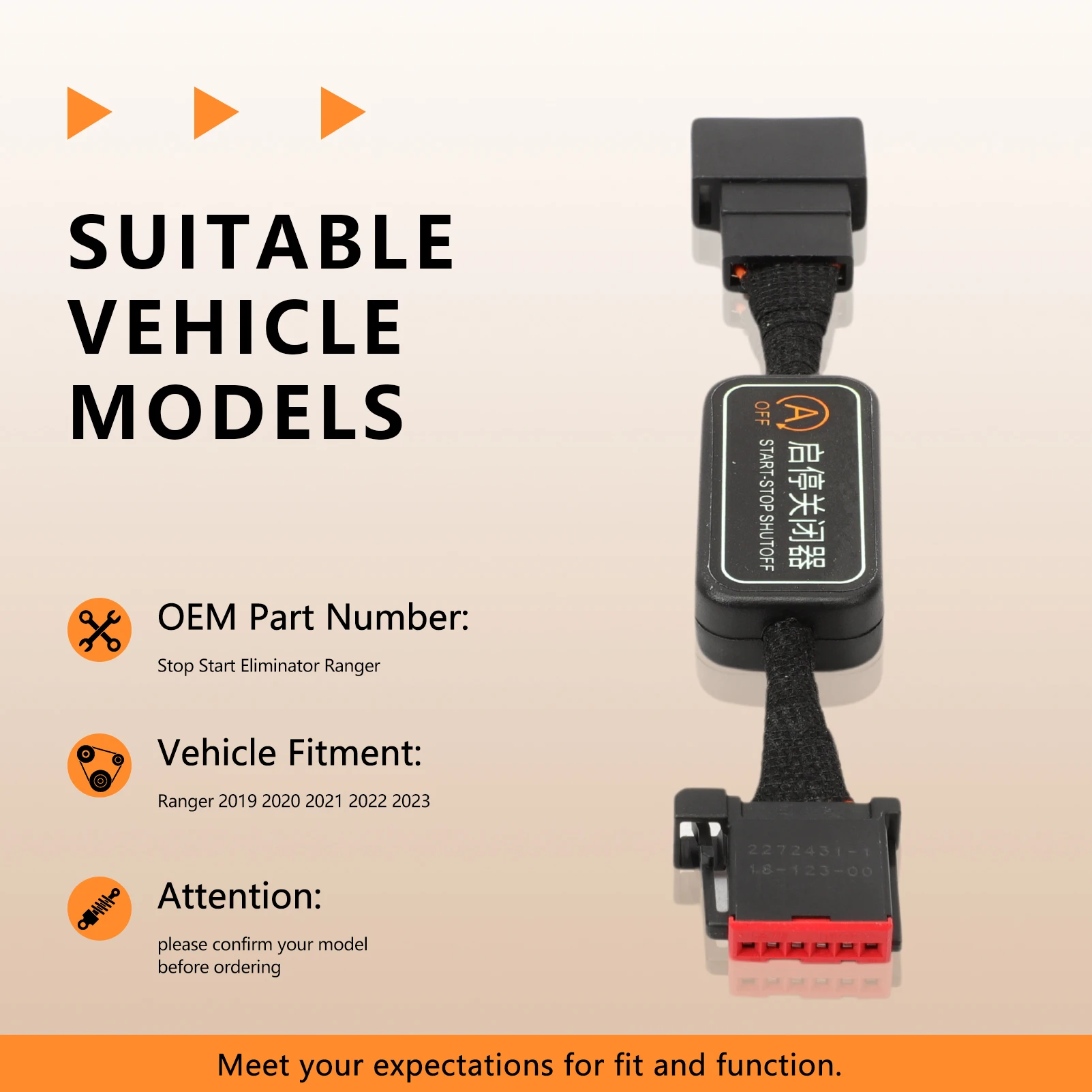 

Элиминатор автоматического остановки и запуска для Ford Ranger 2019 2020 2021 2022 2023, система запуска и остановки двигателя в сборе