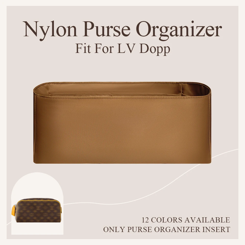 

Nylon Purse Organizer Insert Fit for LV Dopp Handbag Lightweight Inner Liner Bag Organizer Cosmetics Inside Storage Bag In Bag