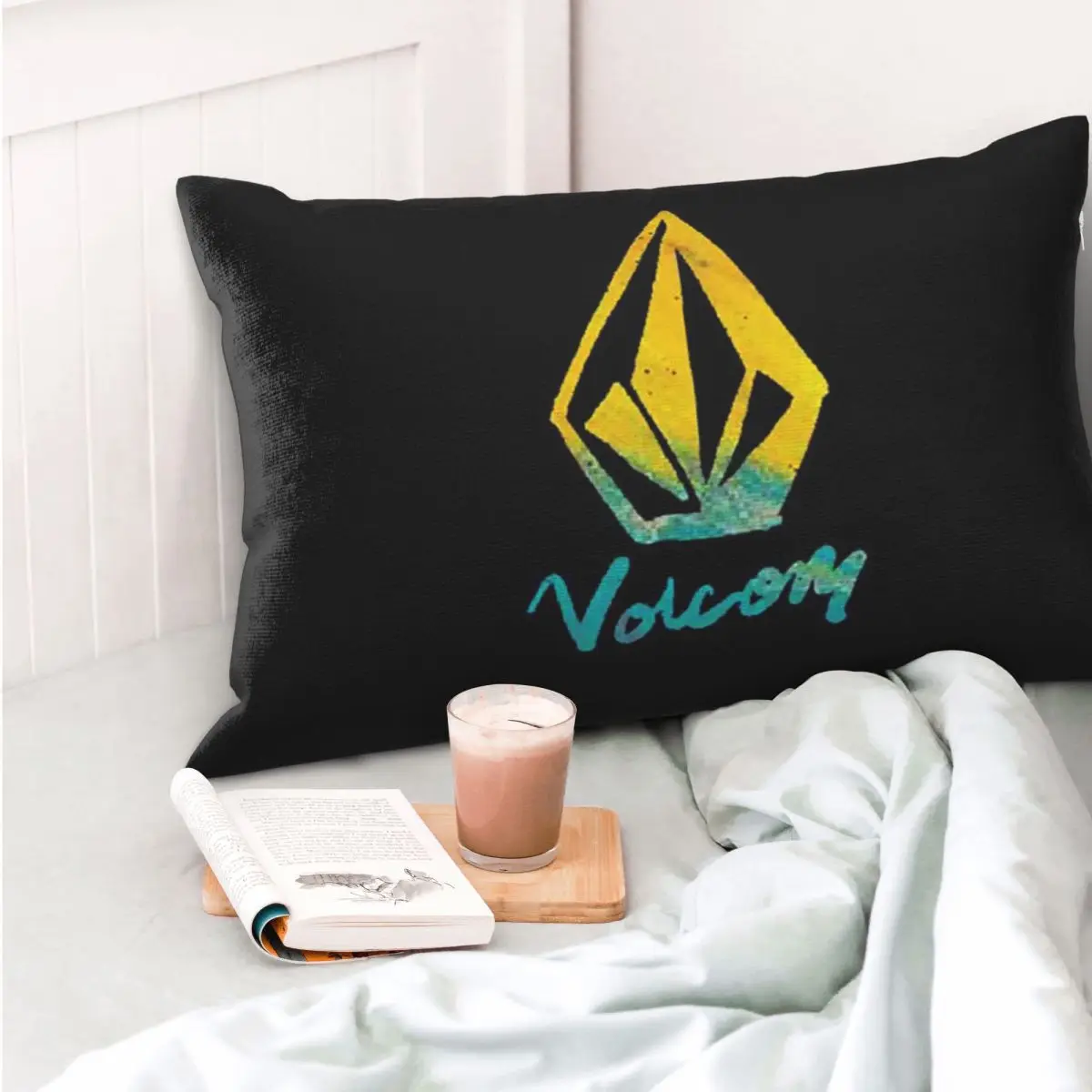 Volcoms Logo Rectangle Pillowcase Cushion Cover Decor Bedroom Bed Home Comfort Throw Pillow