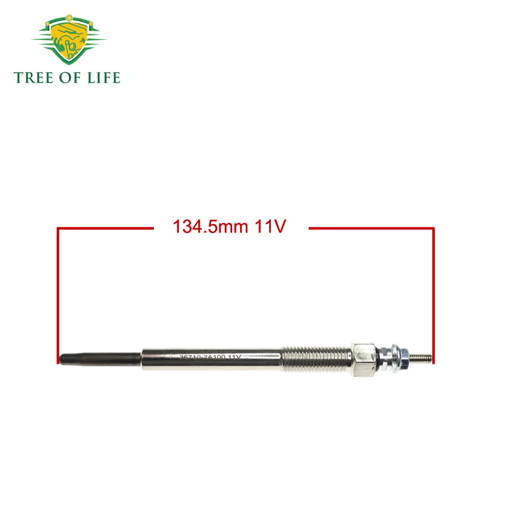 4X Glow Plugs 11V For HYUNDAI Matrix FX Getz TB Accent III MC 1.5 CRDi KIA Cerato LD Rio II JB 1.5 CRDi 2001-2011 367102A100 view 2