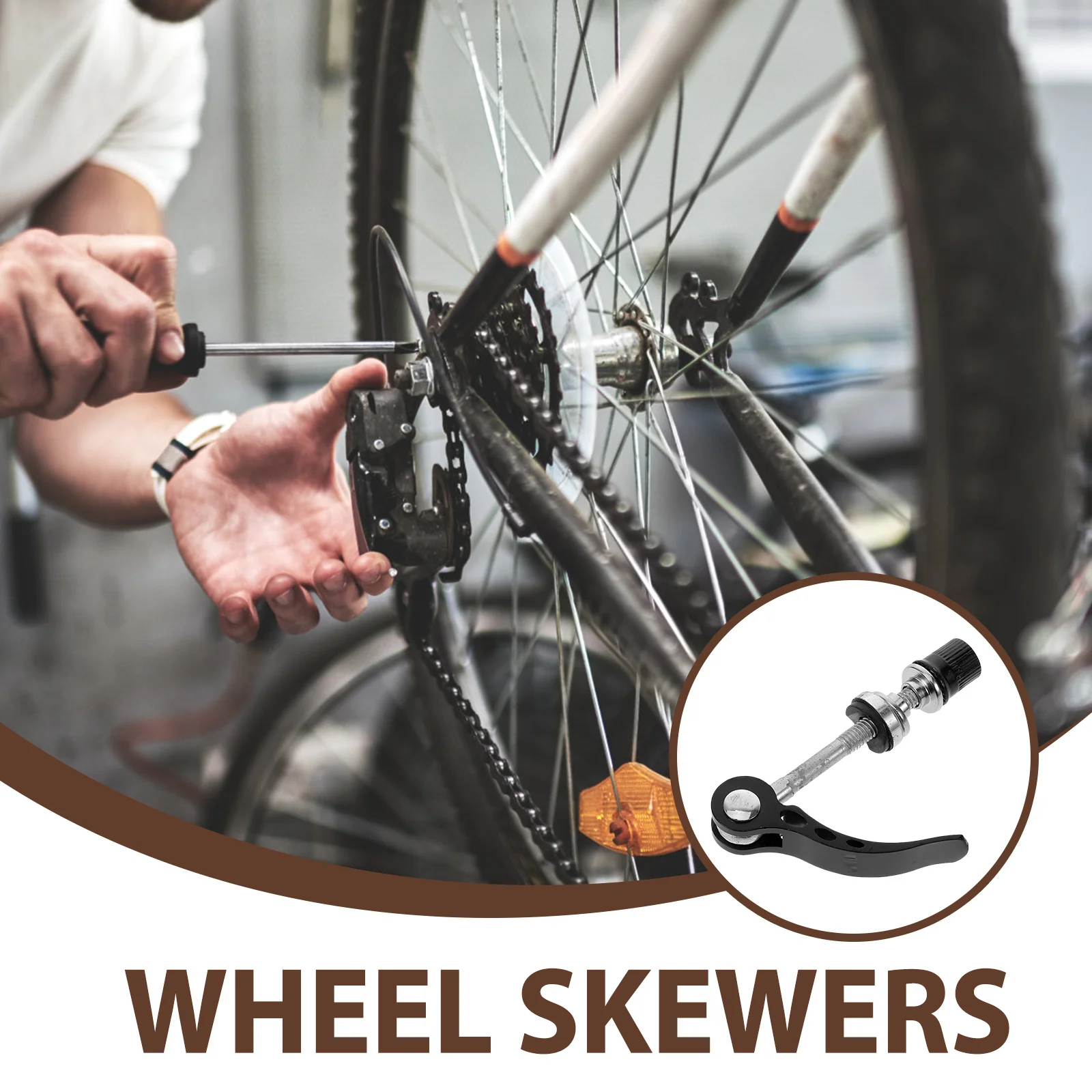 

Aluminum Alloy Quick Release Hub Set Short Hollow Shaft Standard Spacing Front Rear Axle Road Mountain Repair