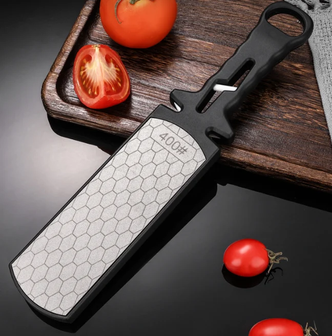 5 in1 Knife Sharpener Diamond Bars 400 Multi-Tool Kitchen Knives Tungsten Steel Ceramic Grinding Double-Sided Whetstone