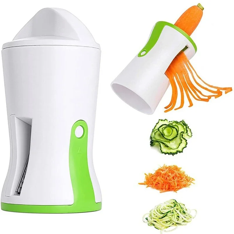 1pc Multifunctional Vegetable cutter Heavy Duty Spiralizer Vegetable Slicer Zucchini Spaghetti Use Kitchen Accessories Vrsgs