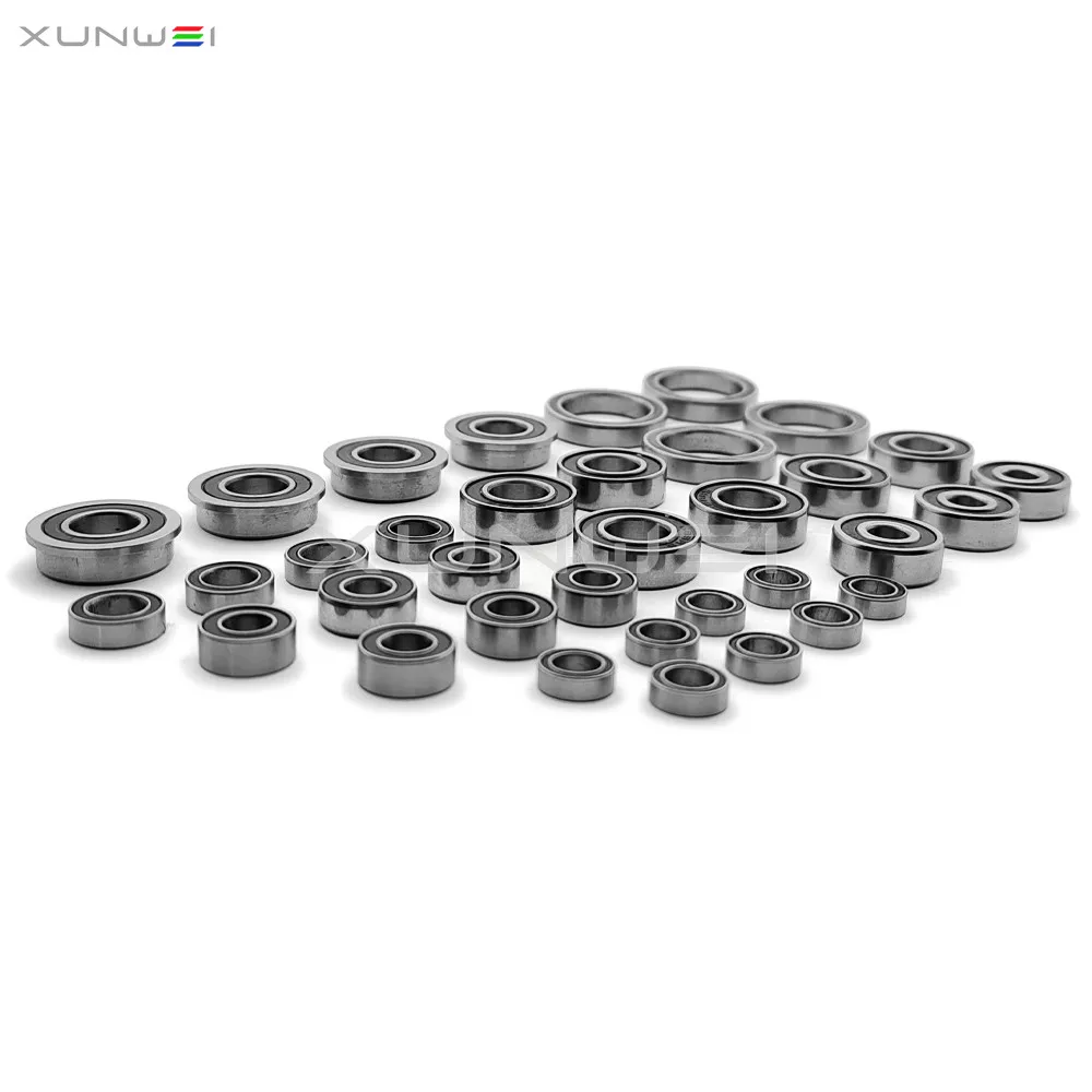 35pcs Tekno ET48 EB48 2.0 Complete Bearings Kit Chrome Steel RC Buggy RC Upgrade Parts