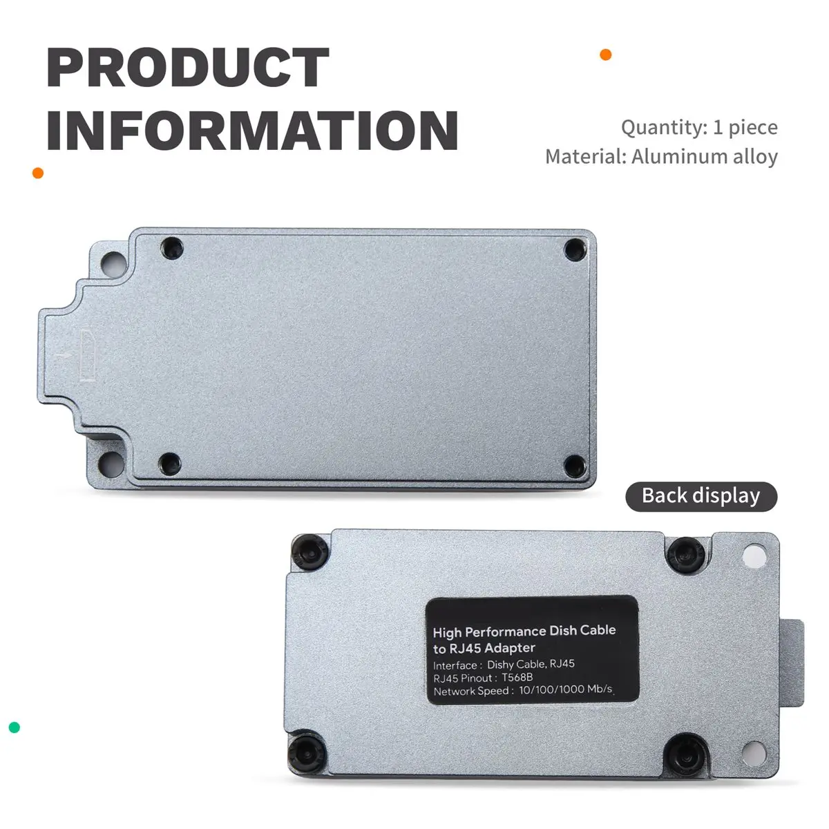 Adaptateur de câble plat haute performance pour Starlink SK0016 320W vers port RJ45 pour réseau