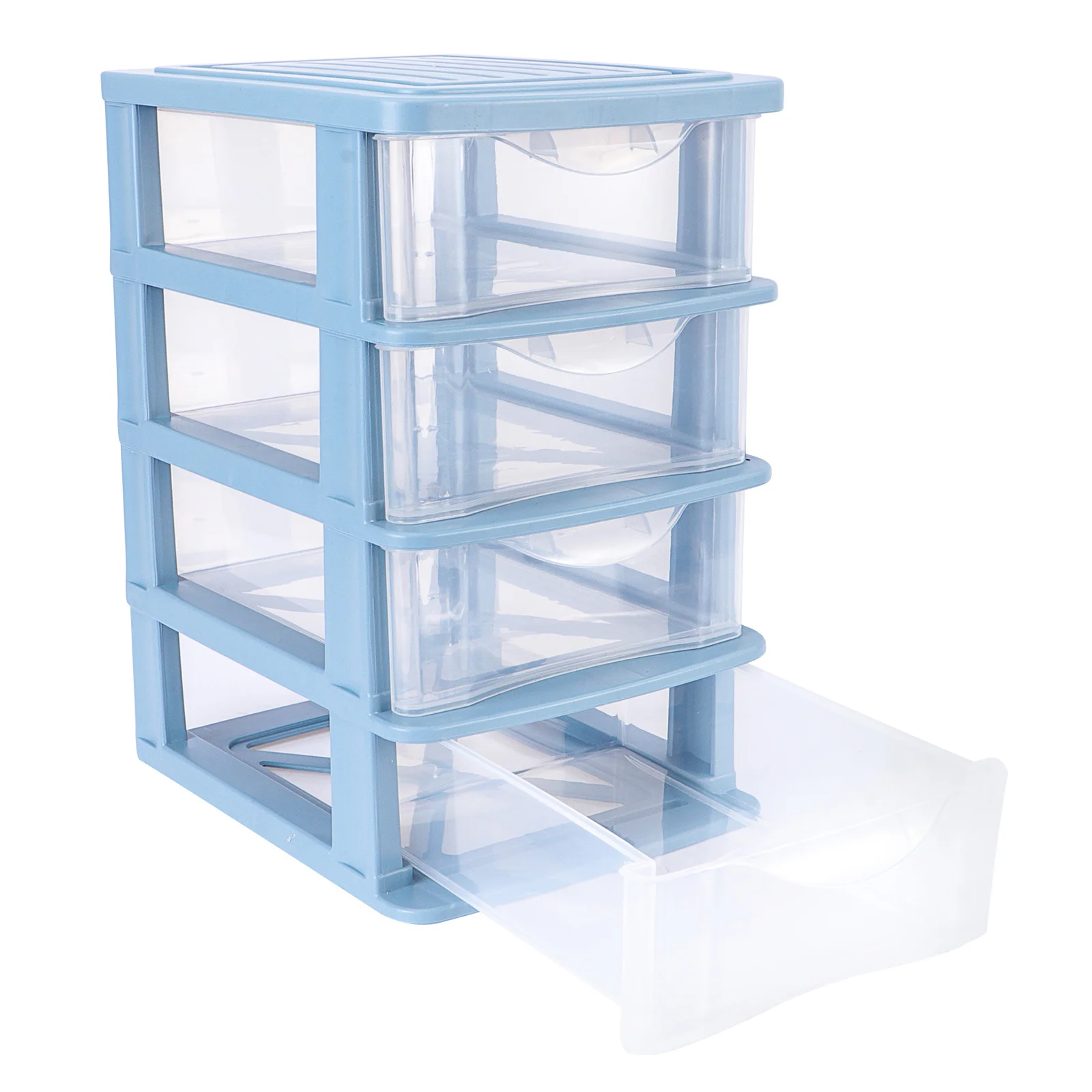 

1Pcs Transparent Drawer Storage Box Desktop Holder Makeup Organizer Desk Storage Case Durable Material