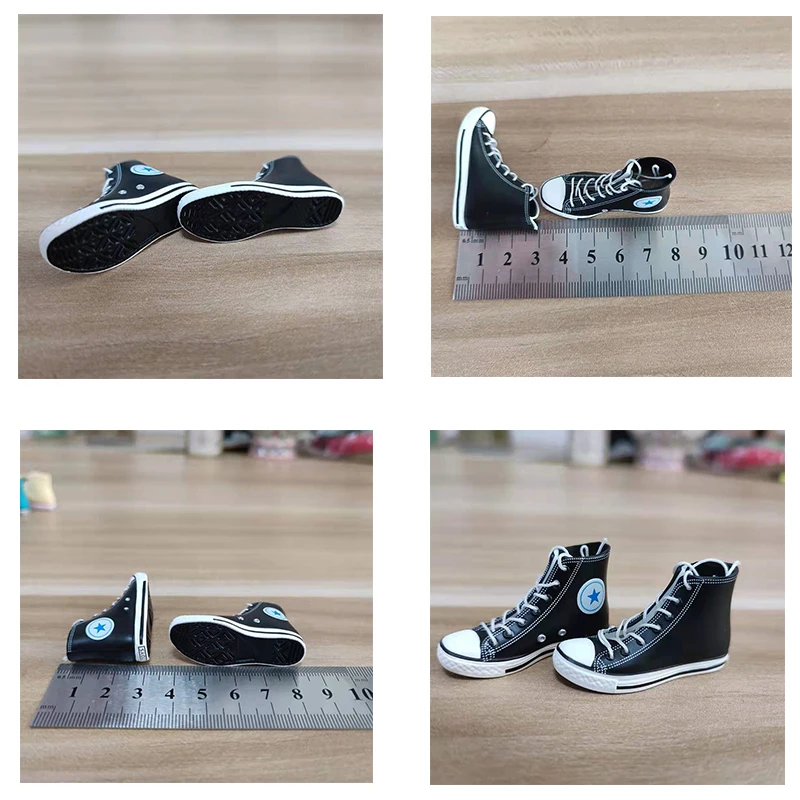 1/6 Scale High/Low Top หญิง/ชายผ้าใบแฟชั่นรองเท้าผ้าใบรองเท้าที่ว่างเปล่าสำหรับ12นิ้วตุ๊กตาขยับแขนขาได้ body อุปกรณ์เสริม