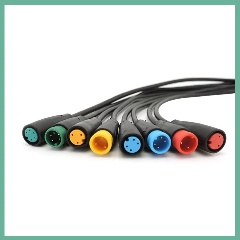 M8 Male Or Female Heads 2/3/4/5/6/8-pin Waterproof Power Connection Wire 28awg Signal Sensor Connector Extension Cable E3