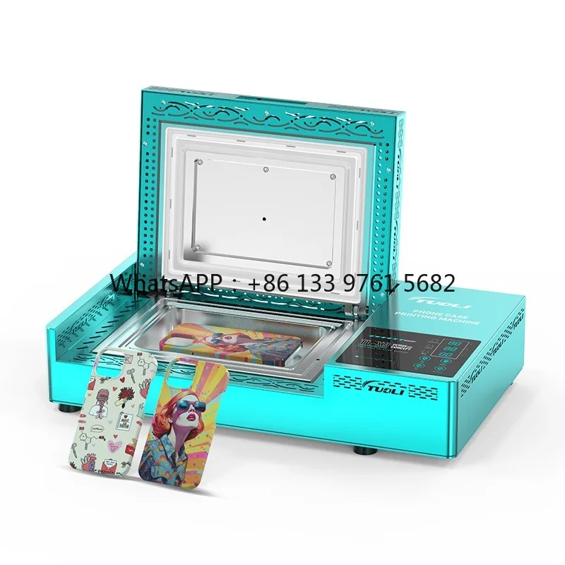 TuoLi productos populares 2024 tendencia Mini impresora de sublimación 3D prensa de calor al vacío máquina de impresión de fundas de teléfono inteligente para teléfono I