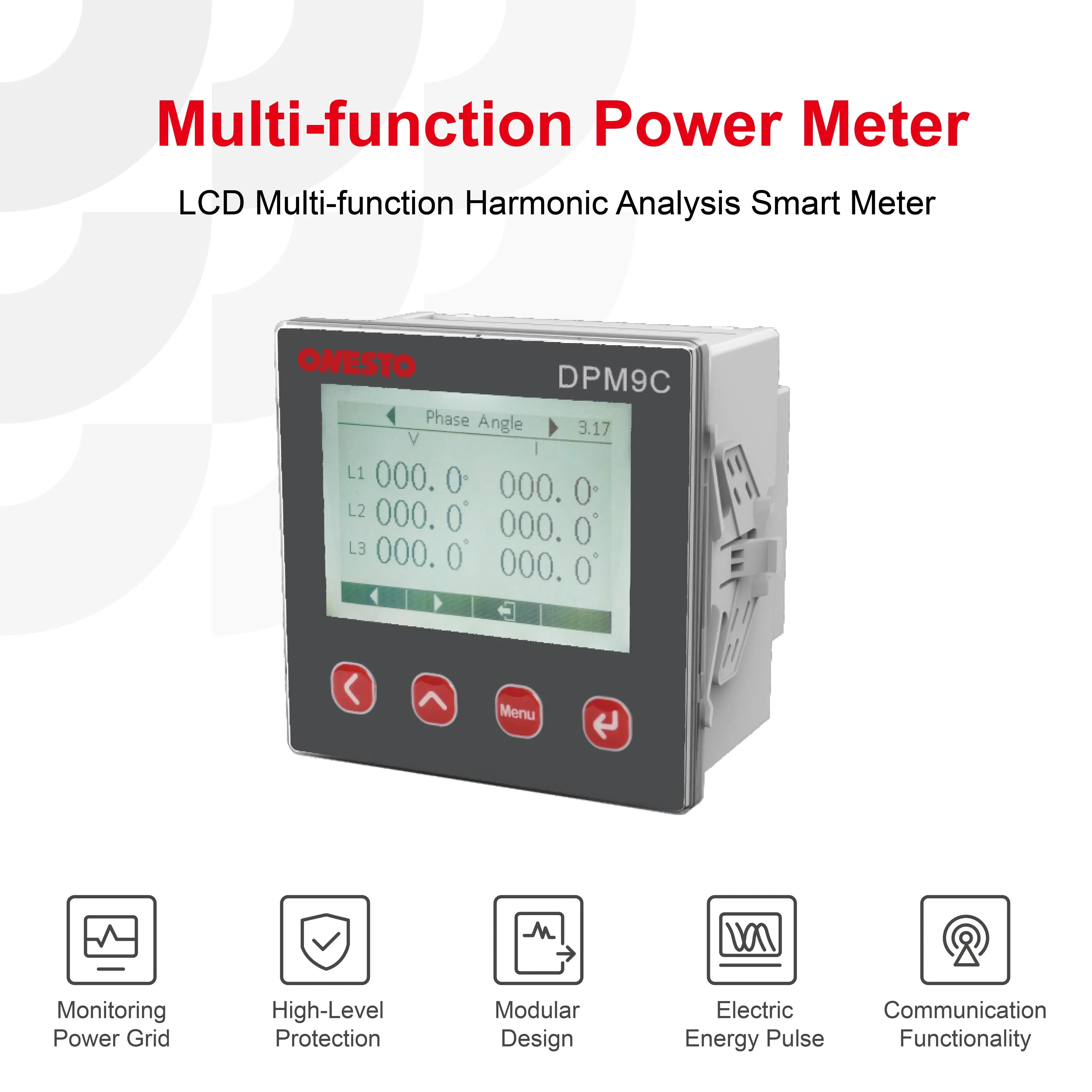 High Quality Smart WiFi Energy Meter for Energy Management AC 100V 380V Electric Digit Power Meters