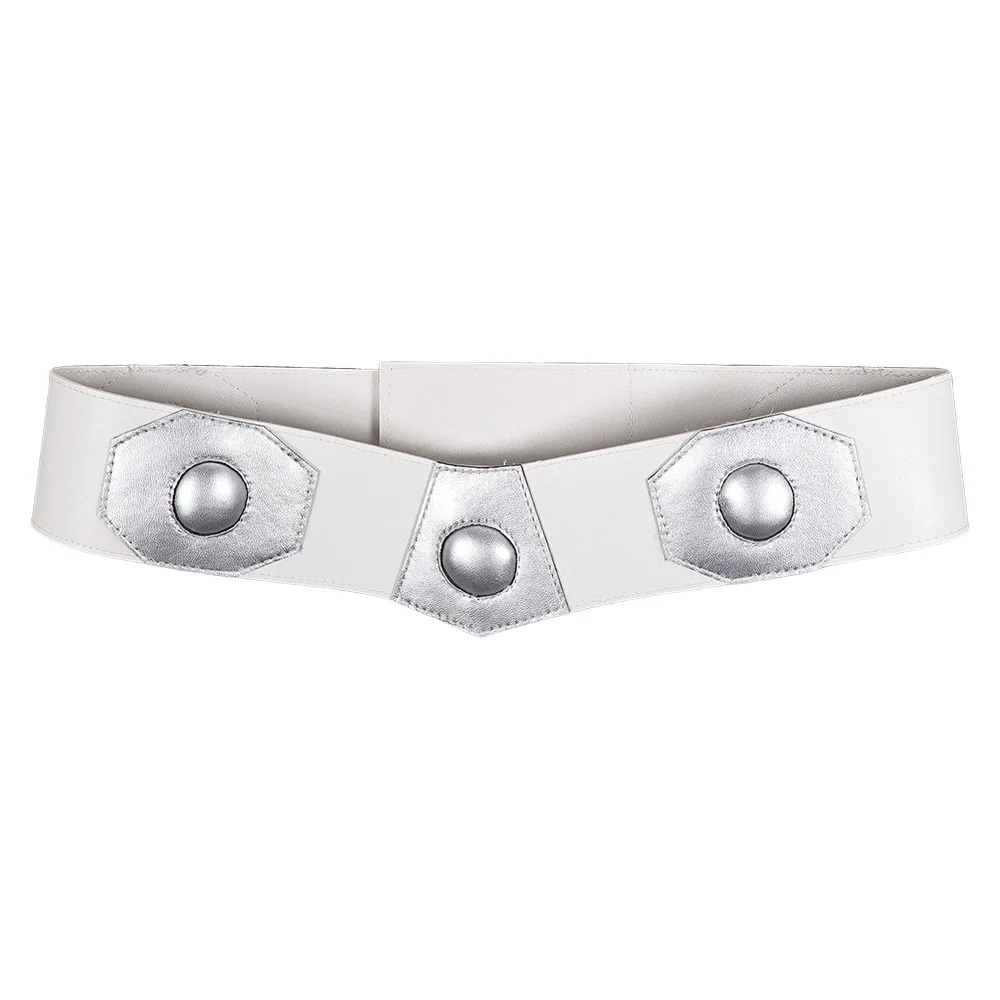 Film bataille spatiale Cosplay princesse Leia ceinture en cuir Hallowmas fête carnaval jeu de rôle accessoires Cosplay tenues accessoires