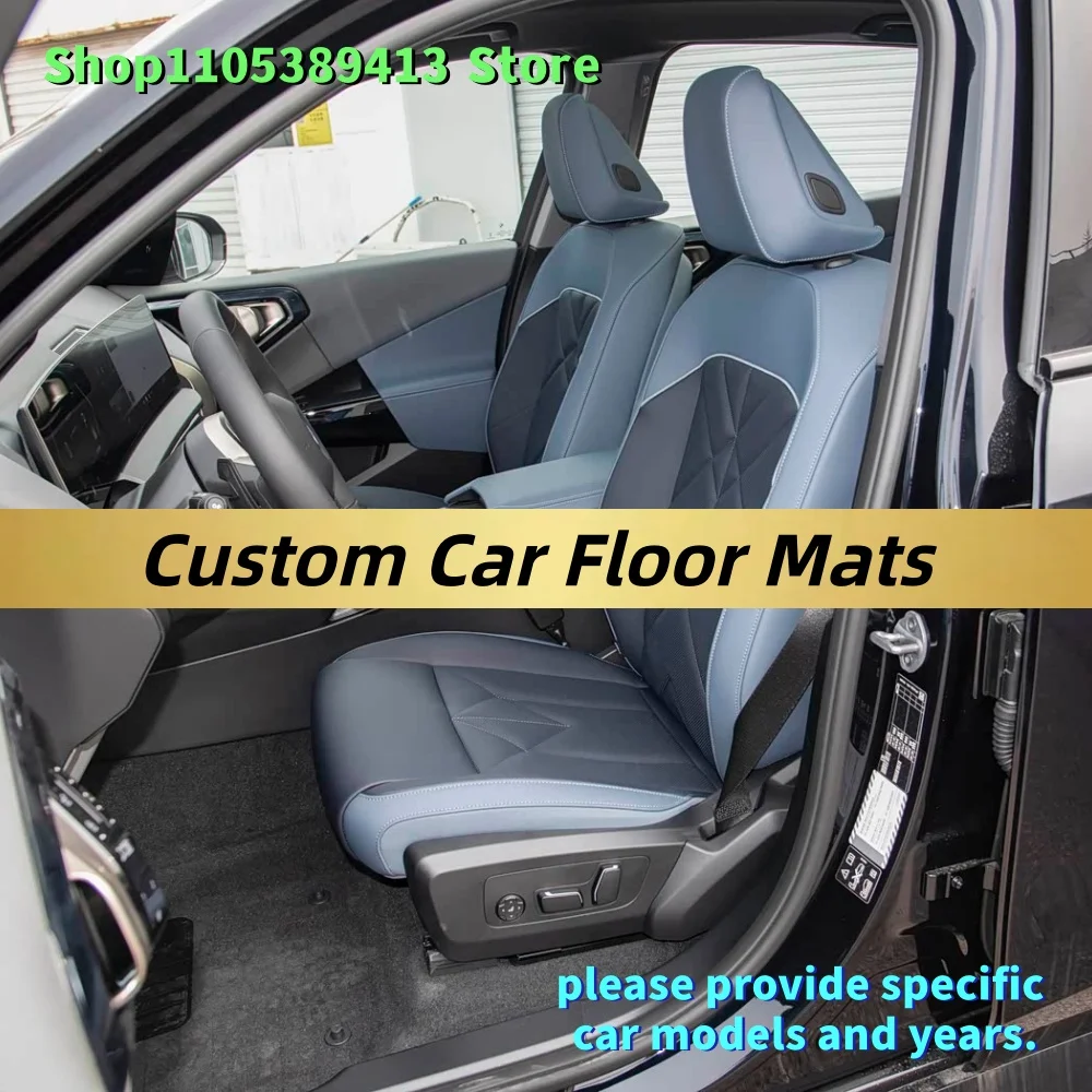 

Artificial Leather Custom Car Floor Mats For Kia KX3 2026 2025 2024 2023 2022 2021 2020 Car Mat Accessories Mats Carpets Auto