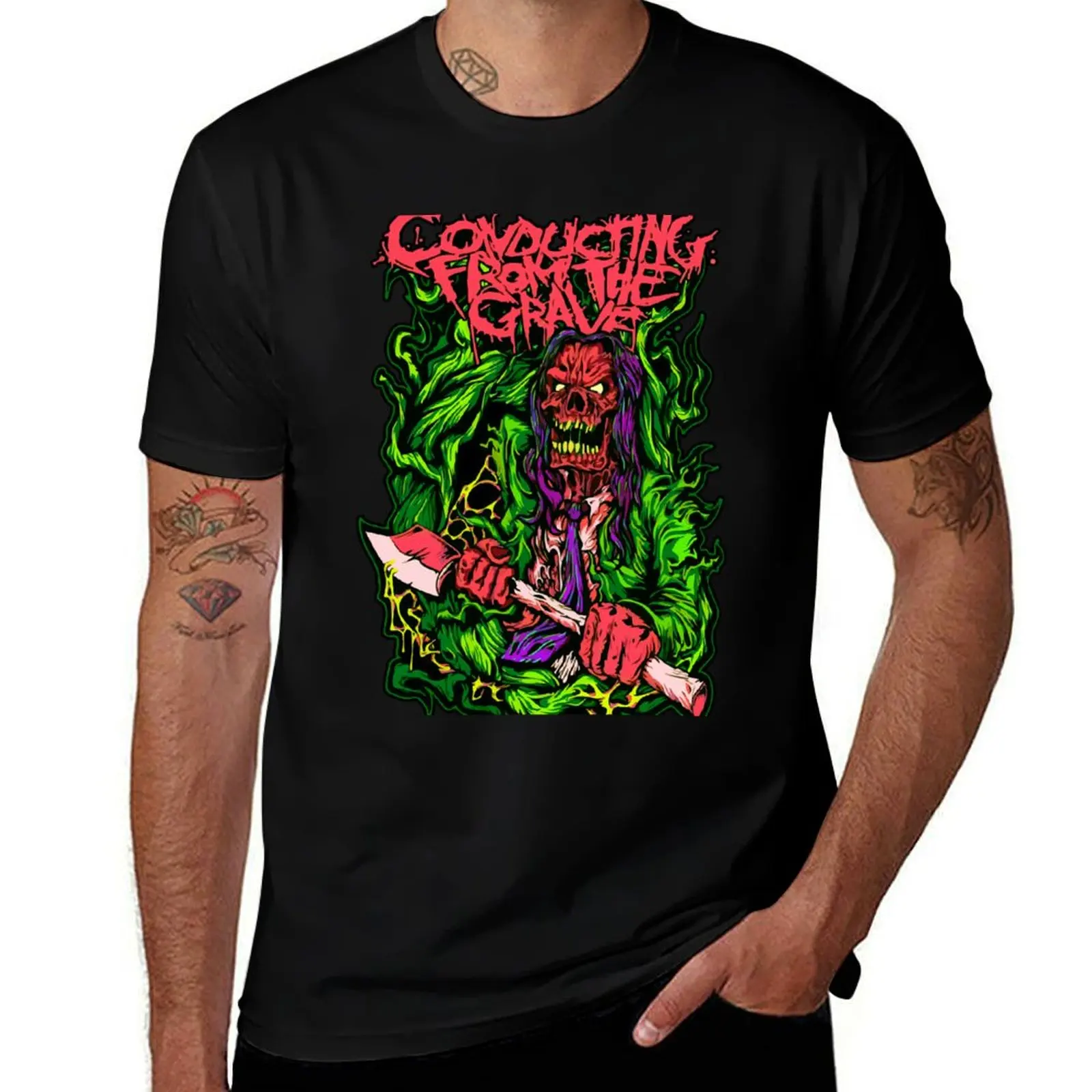 Conducting from the Grave T-Shirt Short sleeve tee shirts graphic tees vintage anime shirt anime mens t shirt