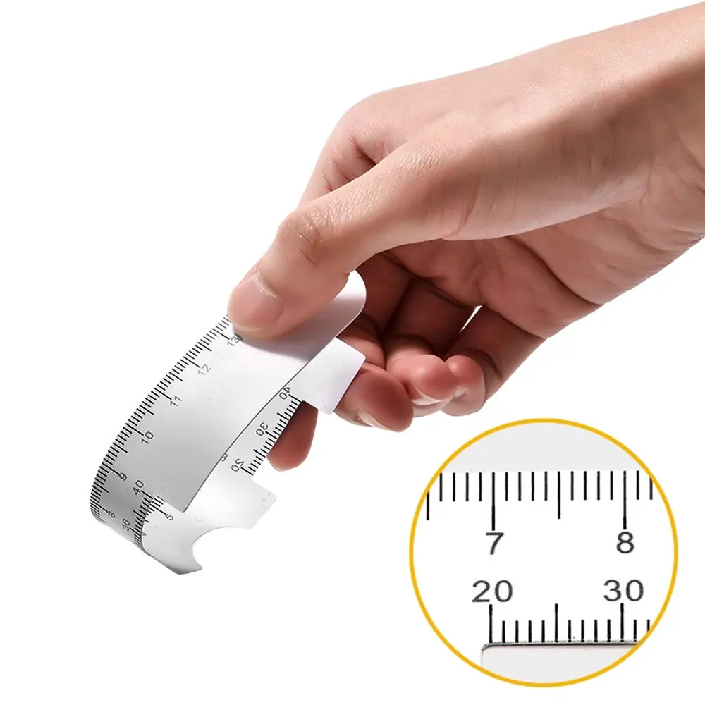 Para prueba  visión, regla recta suave para ojos, medida Vernier óptico, regla PD, medidor  distancia para pupila, herramien