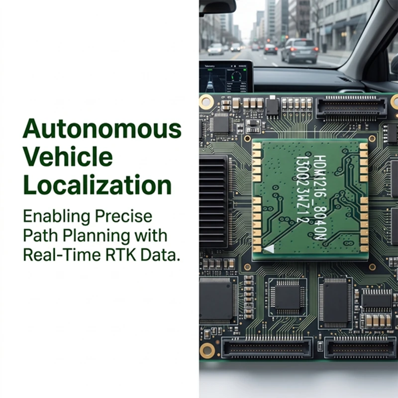 DT23 GNSS RTK Module TAU1308 1216A00 Industrial for GPS BDS GLONASS Galileo QZSS Cm-Level Position HD9301 Chip