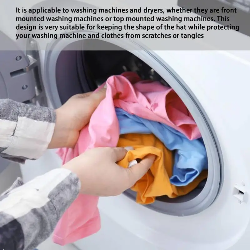 Multifunctional Hat Washer Frame Baseball Caps Washer Hat Laundry Bag Anti-deformation Caps Protector Rack For Washing Machine