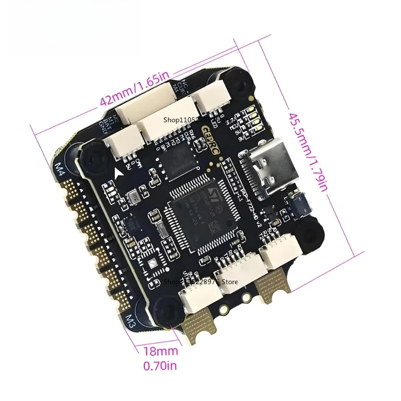 

F722 BLS 65A V2 Flight Stack F722-HD V2 Flight Controller TAKER H65_8S_BLS 65A 4IN1 ESC