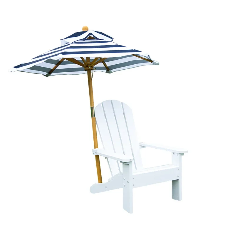 Wooden Swimming Outdoor Furniture Garden Kids Beach Chair With Umbrella