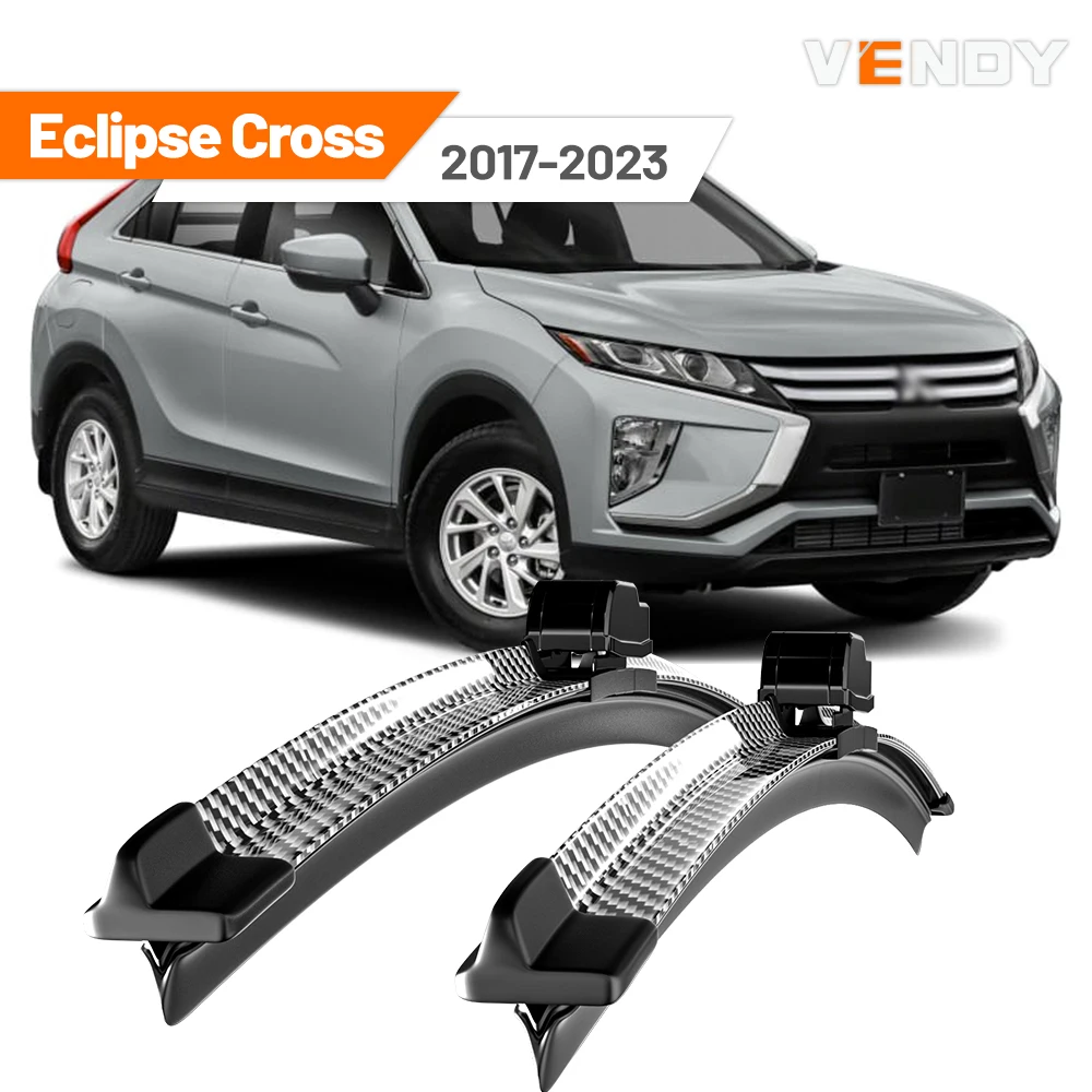 For Mitsubishi Eclipse Cross 2017-2023 2018 2019 2020 2021 2pcs Front Windshield Wiper Blades Windscreen Wipers Carbon Fibre
