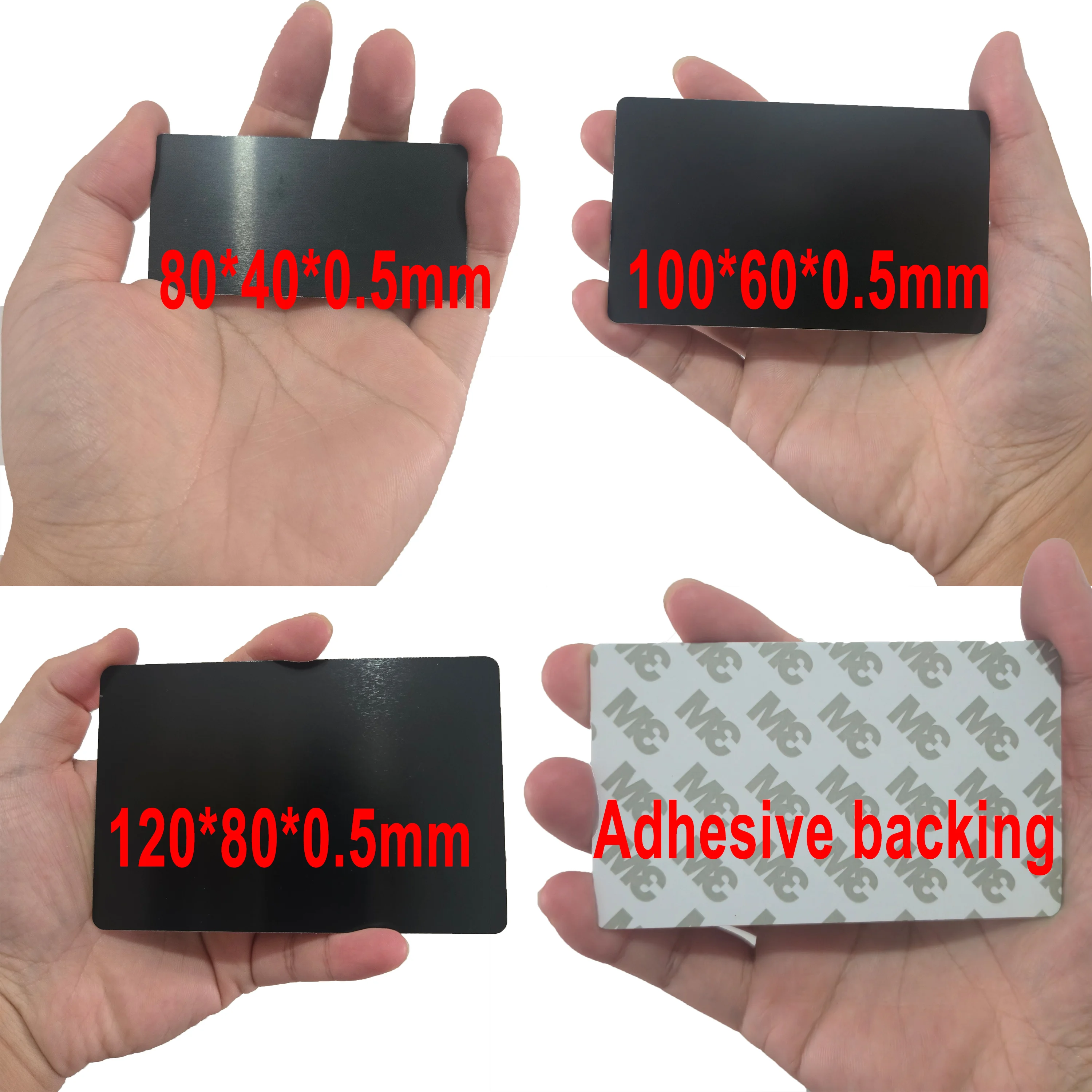 Personalized Aluminum Equipment Nameplates, Door Plates Available, and Outdoor Identification Signs with Adhesive Backing view 5