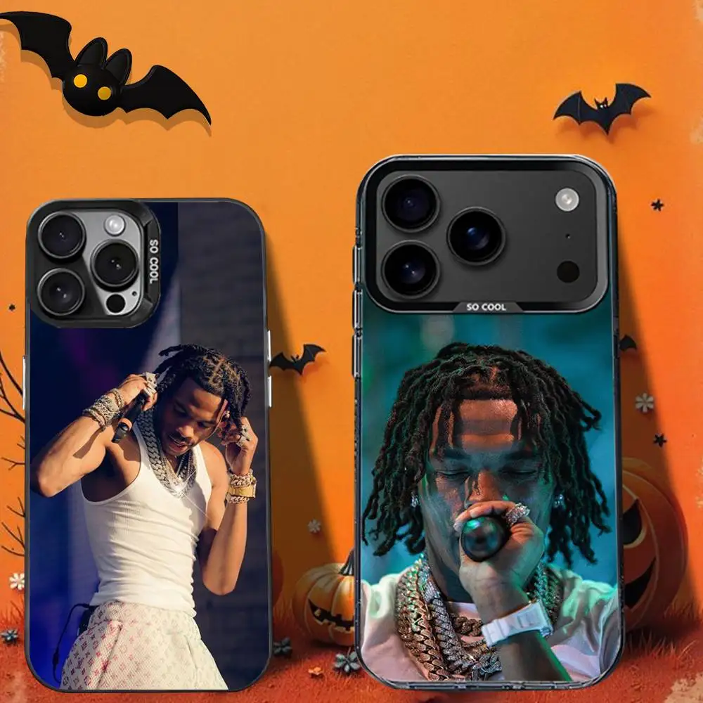 حافظة هاتف رائعة L-Lil B-BabyS Singer لهاتف iPhone 12,16,11,14,13,17,15,E,Max,Plus,Air,Pro,غطاء أسود صغير مقاوم للصدمات #1