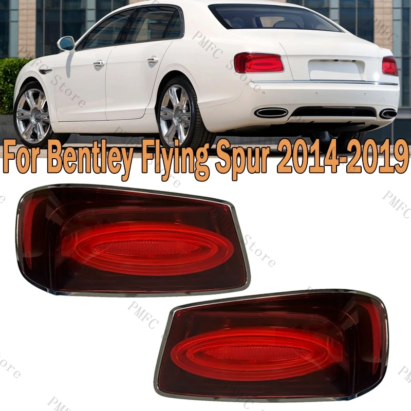 Car Tail Light Assembly Rear Fog Lamp Turn Signal Light Brake Lamp Tail Lamp For Bentley Flying Spur 2014 2015-2019 4W0945095