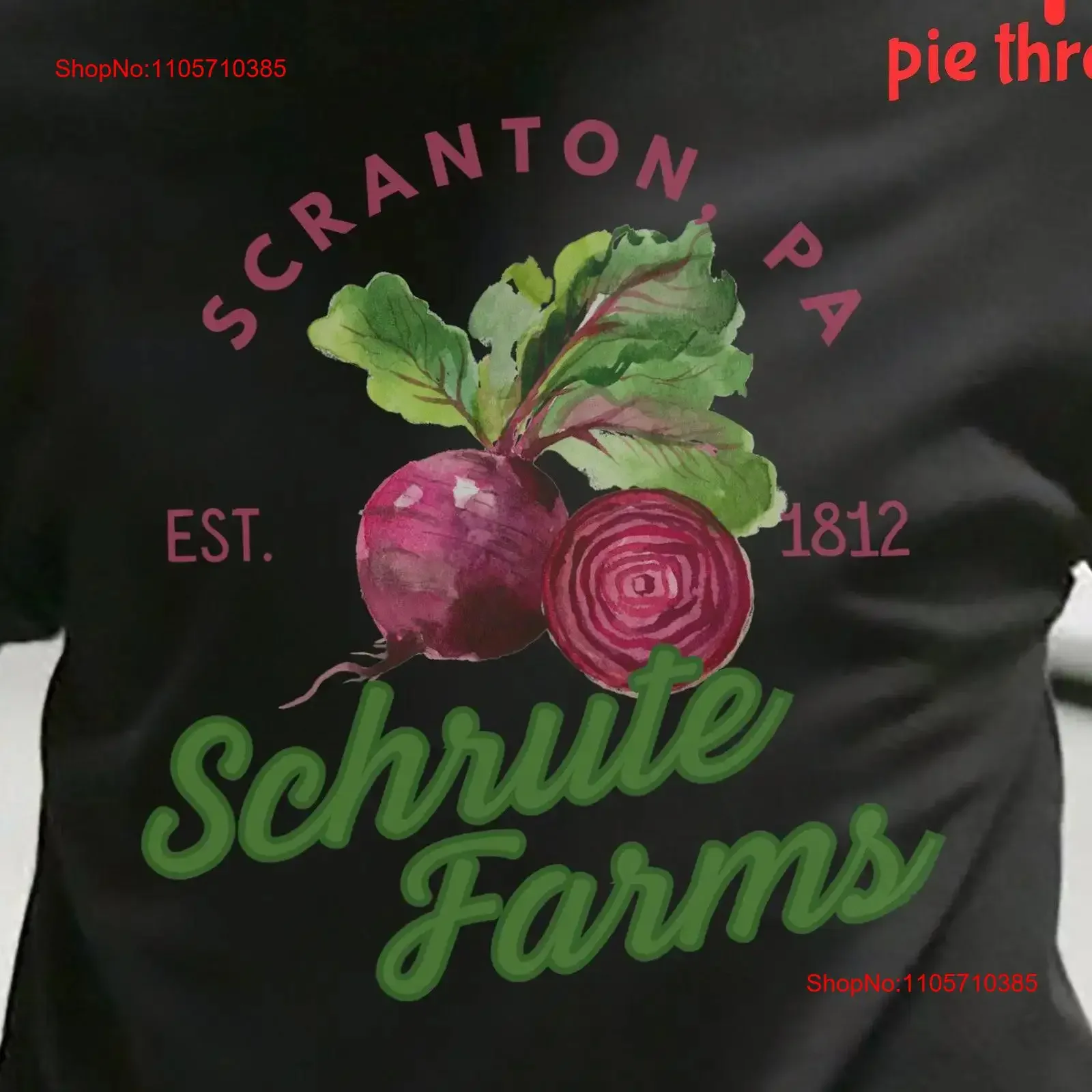 Schrute Farms T Shirt vintage Washed fashion Stretched Slightly Breathable Casual Versatile graphic streetwear homme