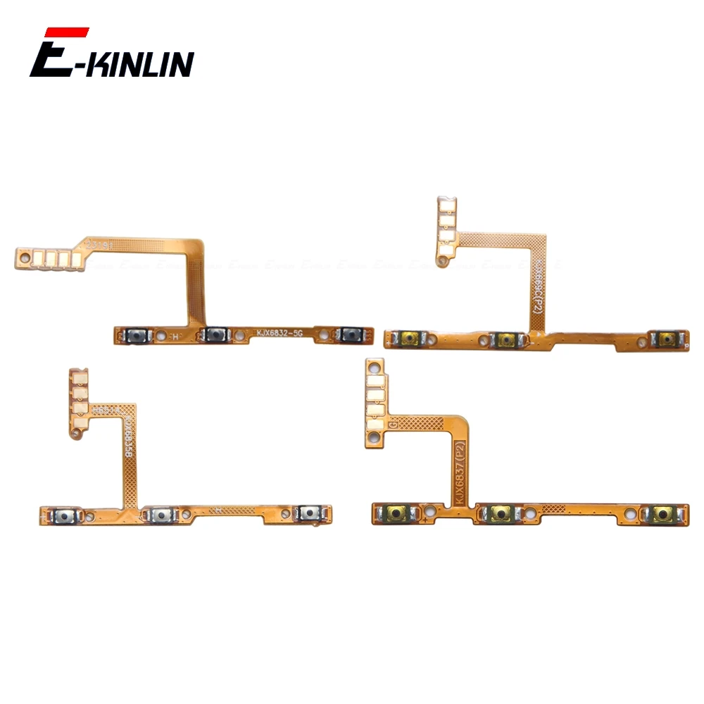 Power Key Ribbon For infinix Hot 20 5G 20S 30 Play NFC 30i (50 MP) 40 Pro 40i 50 4G Plus 50i Volume Button Control Flex Cable