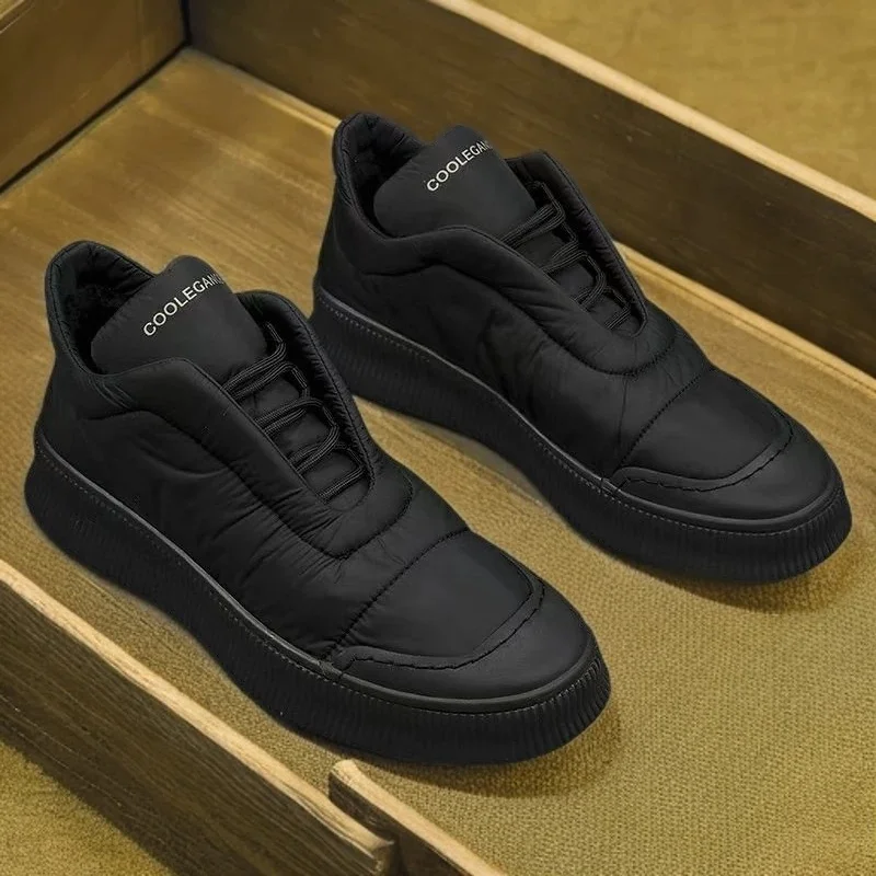 

Faionable Fce Lined Men's oes Осень-Зима Новые универсальные модные повседневные удобные универсальные ботинки Board oes