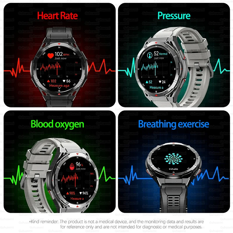 Baru untuk Xiaomi Jam Tangan Pintar Olahraga Pria Kedalaman 30Meter Tahan Air 1.43 Inci Layar AMOLED Pemantauan Kesehatan Jam Tangan Pintar Panggilan Bluetooth