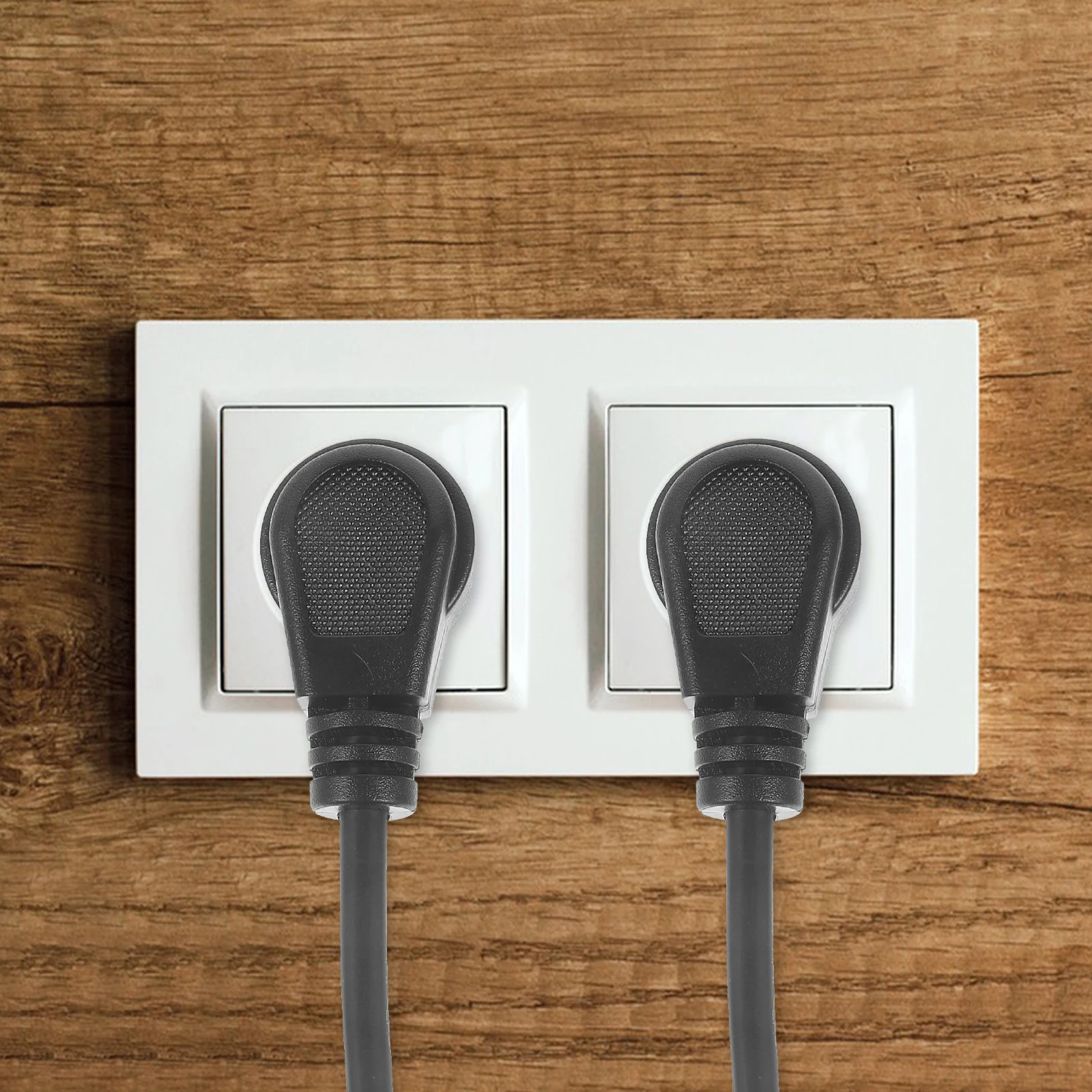 

Flat Power Cable Extension Cord Indoor Use All Copper 3 Core Durable Reliable Appliance Cord Replacement Low Power Devices
