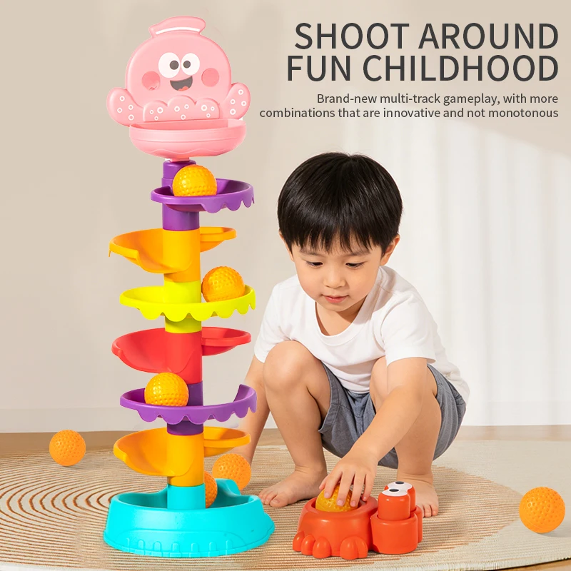 brinquedo-sensorial-montessori-para-bebes-pista-de-bolinhas-deslizantes-e-jogo-educativo-infantil-de-empurrar-e-lancar-bolas