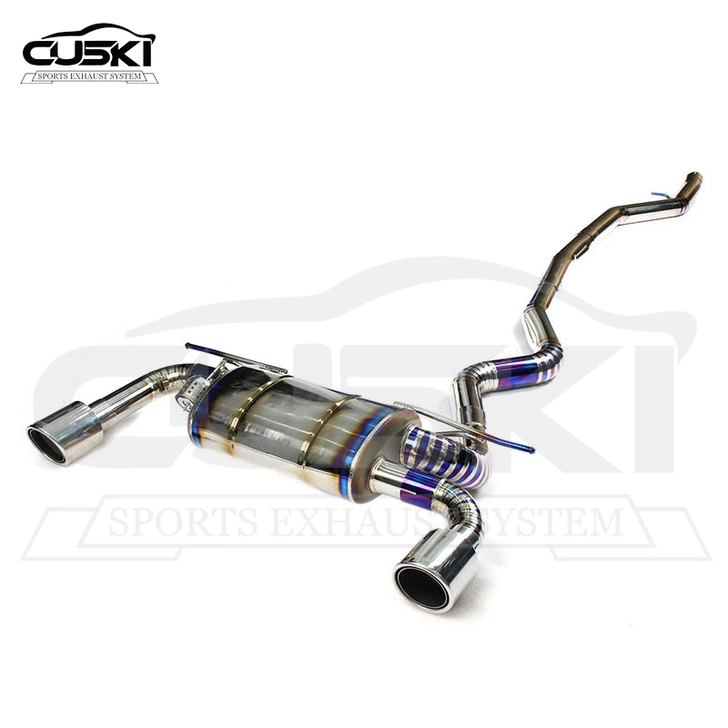 Titanium Alloy Catback Exhaust for BMW F30 F35 B48/N20/G20 Exhaust Modification without valve