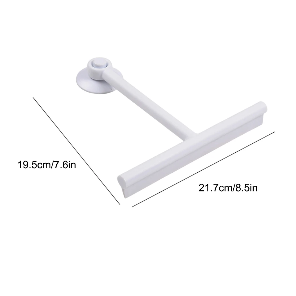 Bathroom Window Wiper with Suction Cup Living Room Glass PP Handle Scraper Windshield Cleaning Tool Home Supplies