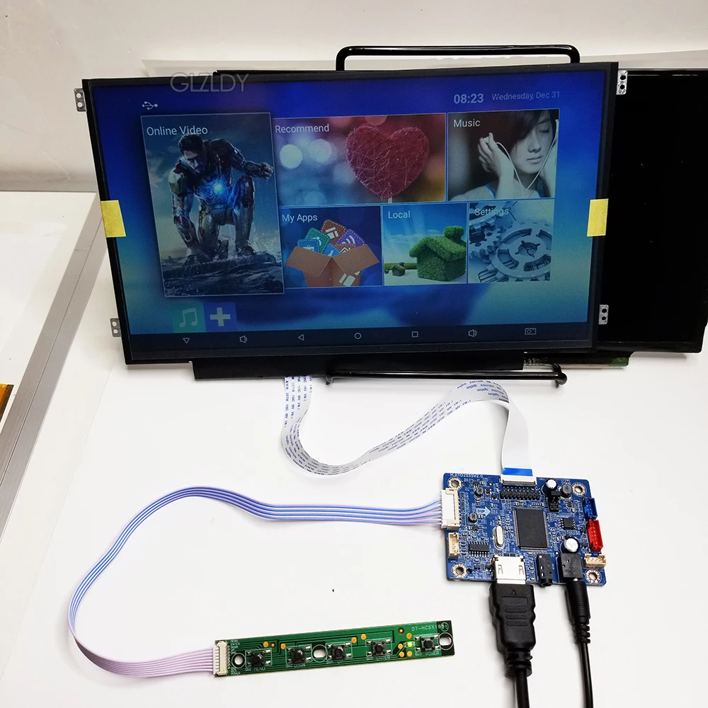 30-контактная плата драйвера ЖК-дисплея без привода EDP к HDMI для разрешения экрана 1920x1080 1600*900 1366*768 Универсальный ЖК-контроллер EDP