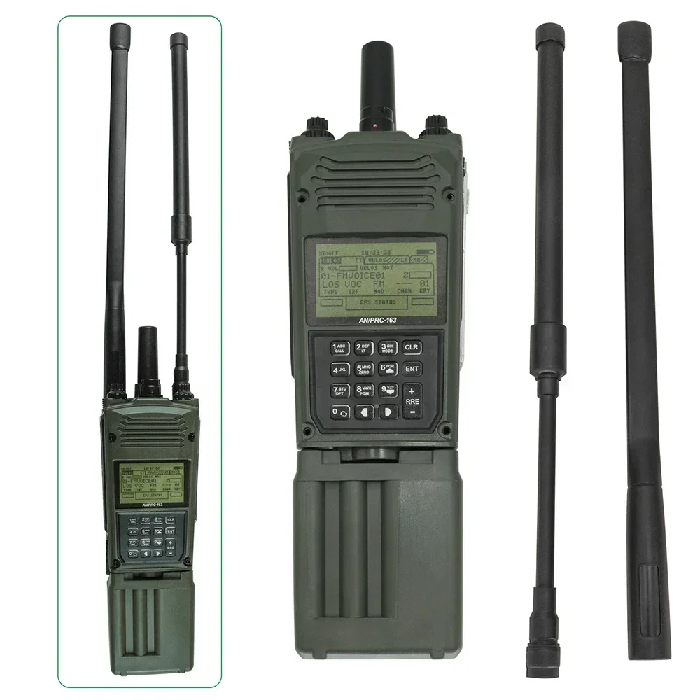 Tactical Military PRC 163 Virtual Radio Box （No Function）for Tactical U94 6 Ptt and Baofeng UV5R for COMTAC Tactical Headset