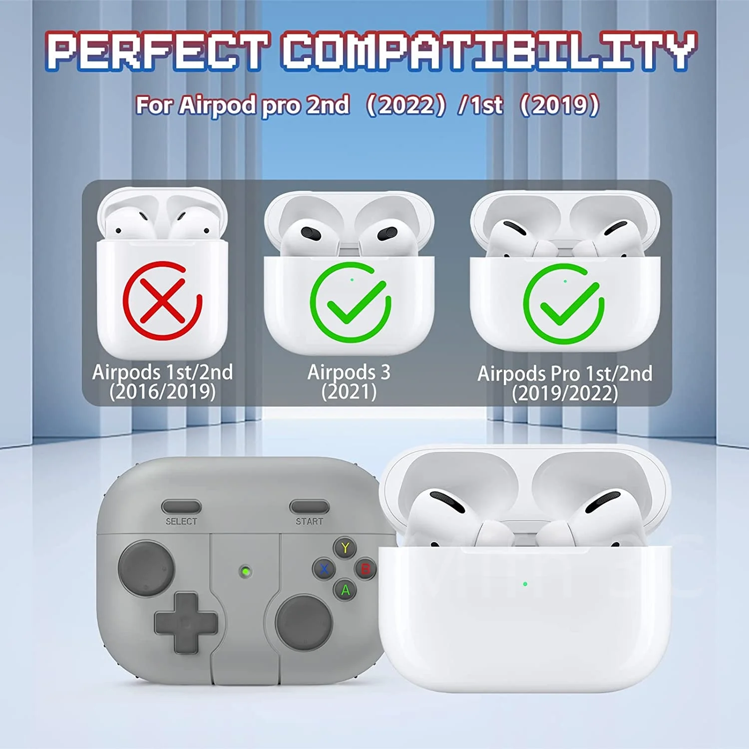 New for Airpods 4 case 3D Gamepad Gameboy Cover for air pods pro 2 2022 headest case ﻿ for apple airpods 3rd Soft silicone case