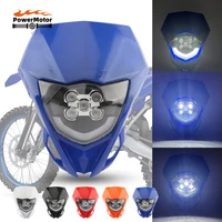Placa de faro LED para motocicleta Yamaha WR YZ 250 450, piezas de carenado para faro, accesorios para Motocross Supermoto Enduro