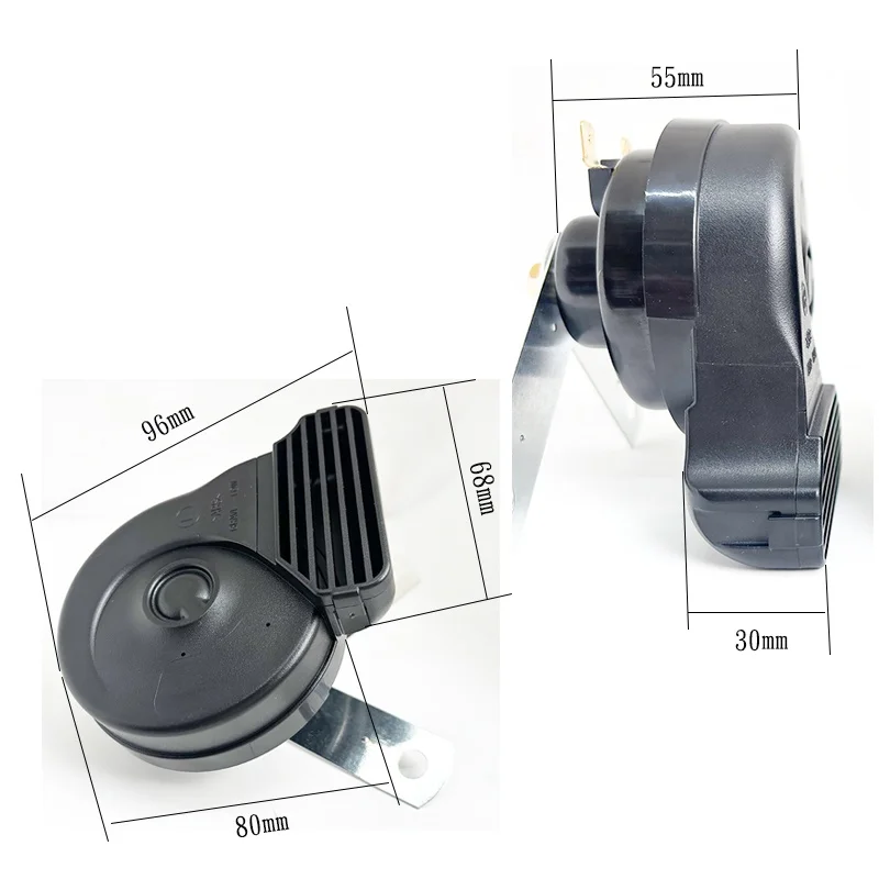 BMW 오토바이 F850GSADV1250에 적합하며, 12V 초강력 고저주파 달팽이 경적 액세서리로 개조되었습니다.